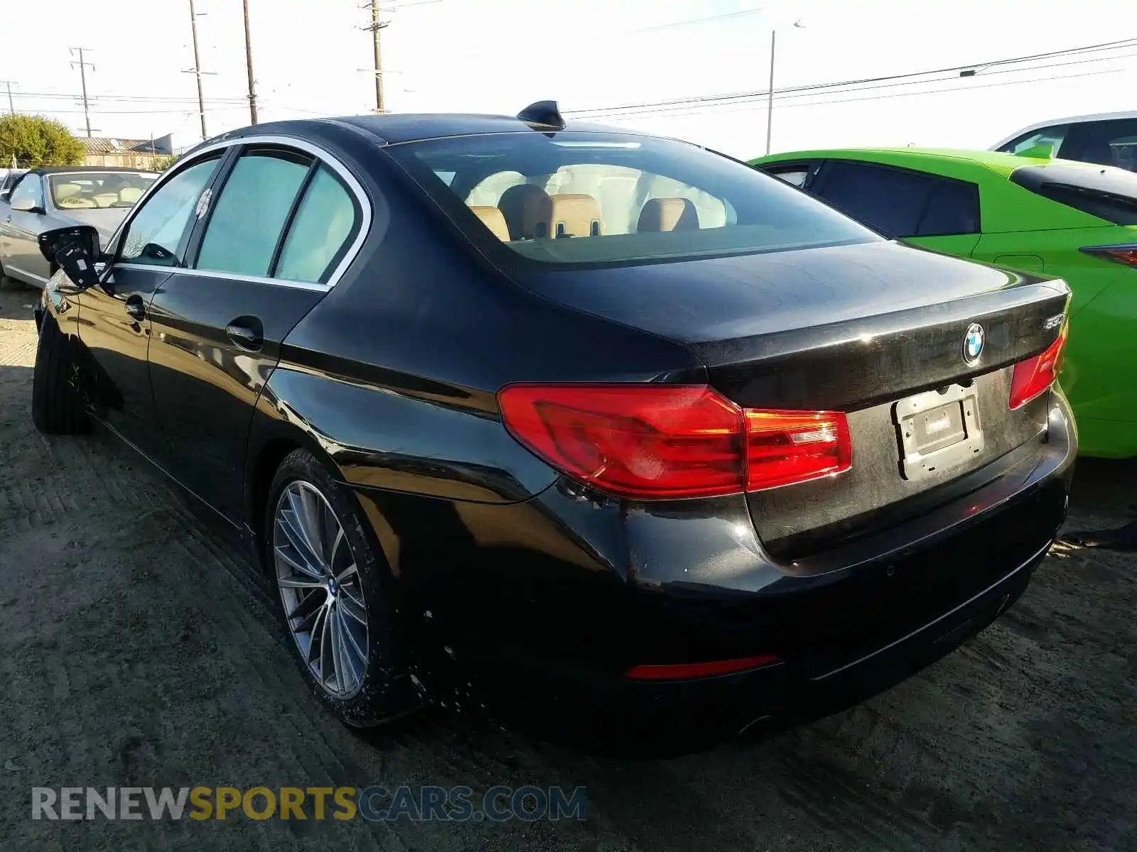 3 fotografías del automóvil dañado WBAJA5C50KBX87137 BMW 5 SERIES 2019
