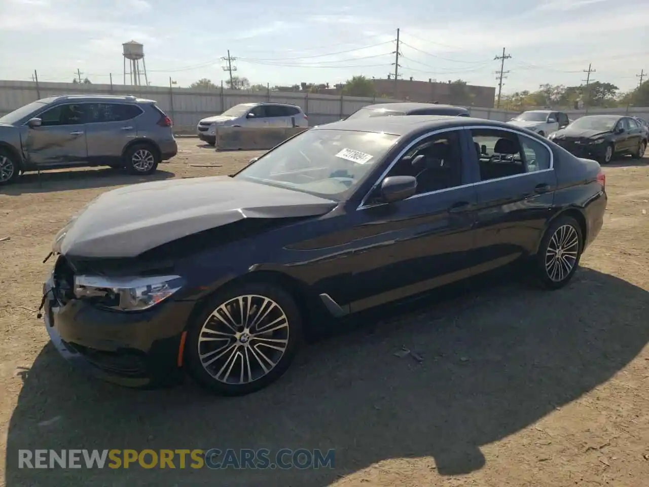 1 Фотография поврежденного автомобиля WBAJA5C50KBX87610 BMW 5 SERIES 2019