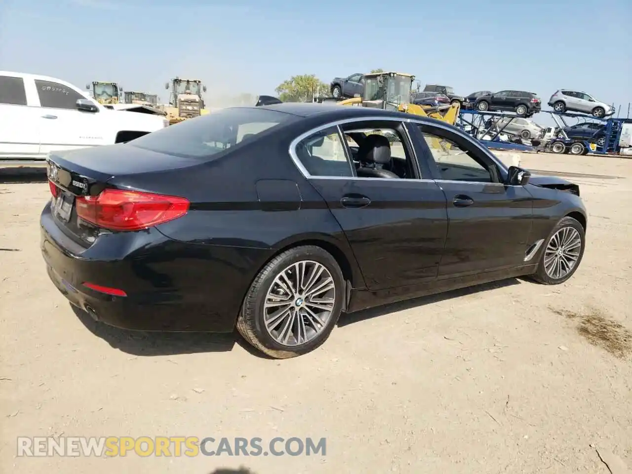 3 Фотография поврежденного автомобиля WBAJA5C50KBX87610 BMW 5 SERIES 2019
