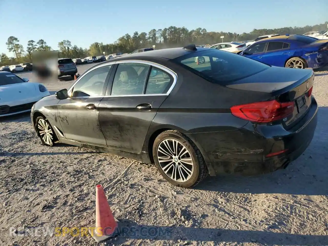 2 Photograph of a damaged car WBAJA5C50KBX87977 BMW 5 SERIES 2019