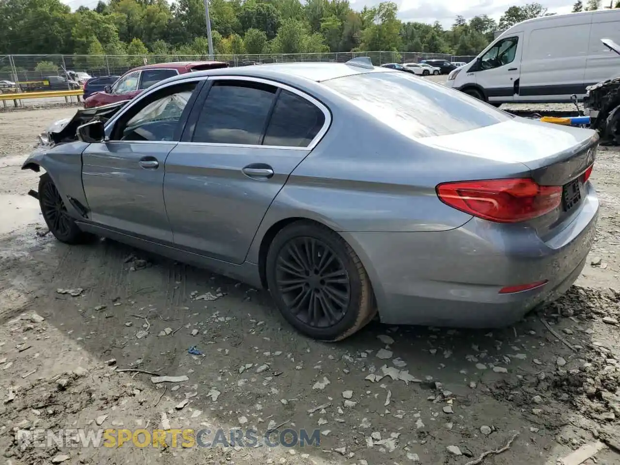 2 Photograph of a damaged car WBAJA5C51KWW08872 BMW 5 SERIES 2019