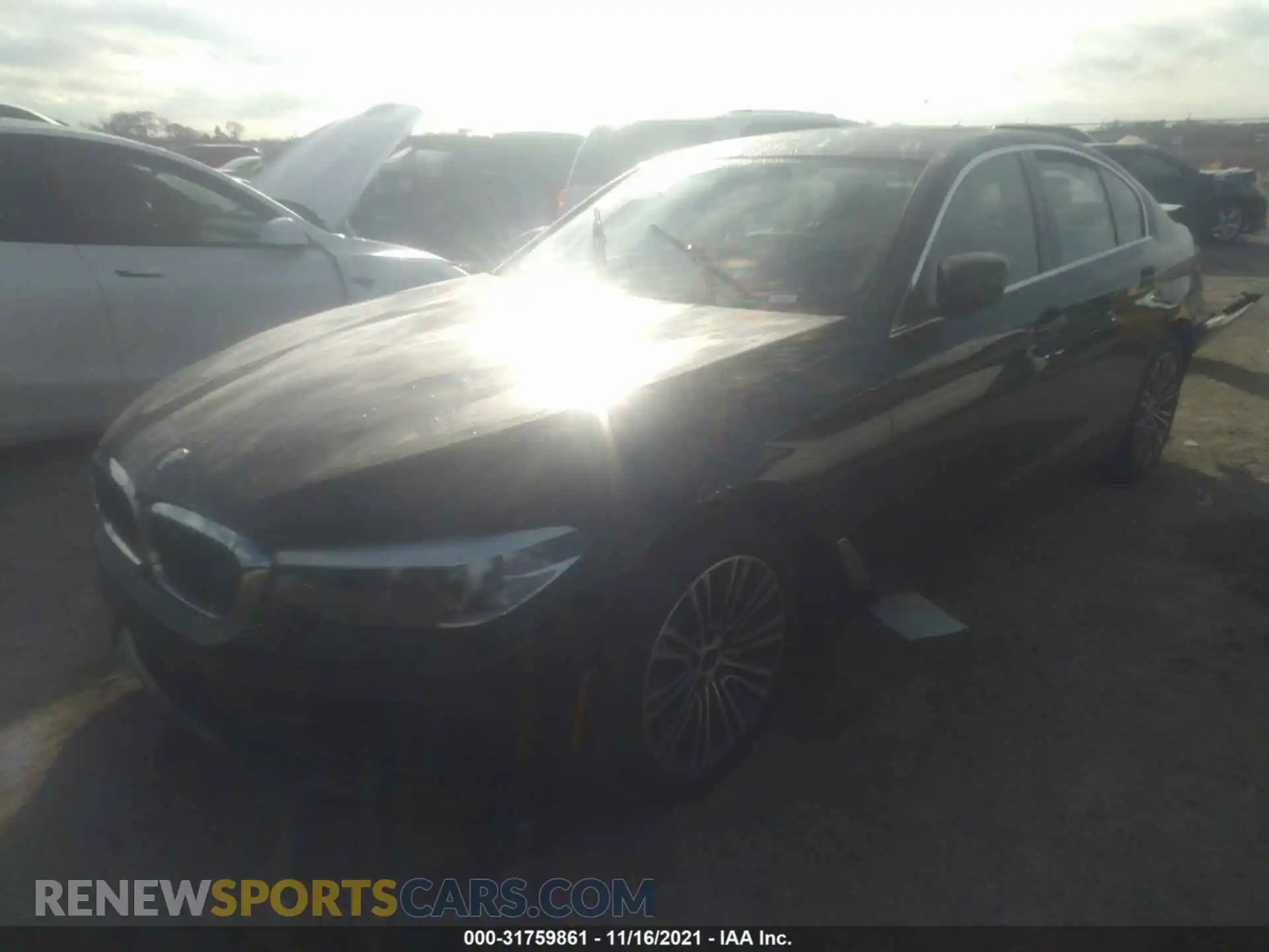 2 Photograph of a damaged car WBAJA5C52KBX86927 BMW 5 SERIES 2019