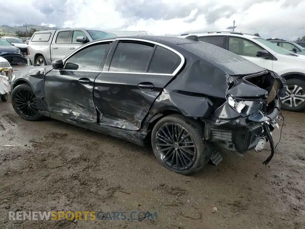 2 Photograph of a damaged car WBAJA5C52KWW13904 BMW 5 SERIES 2019