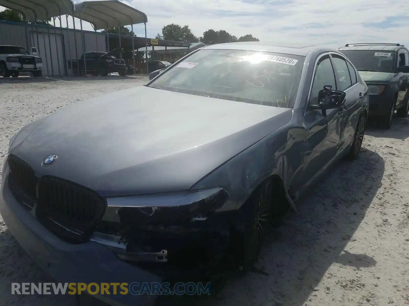 2 Photograph of a damaged car WBAJA5C52KWW39998 BMW 5 SERIES 2019