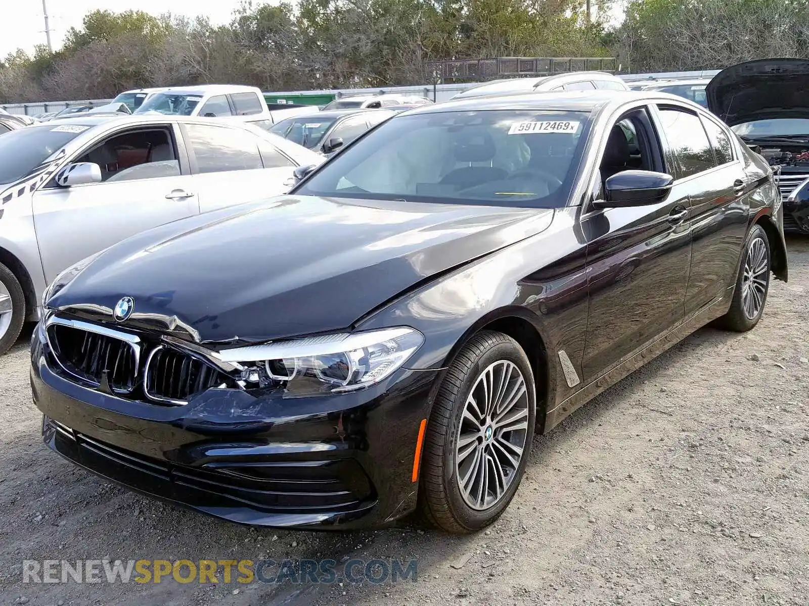 2 Photograph of a damaged car WBAJA5C53KBX46646 BMW 5 SERIES 2019