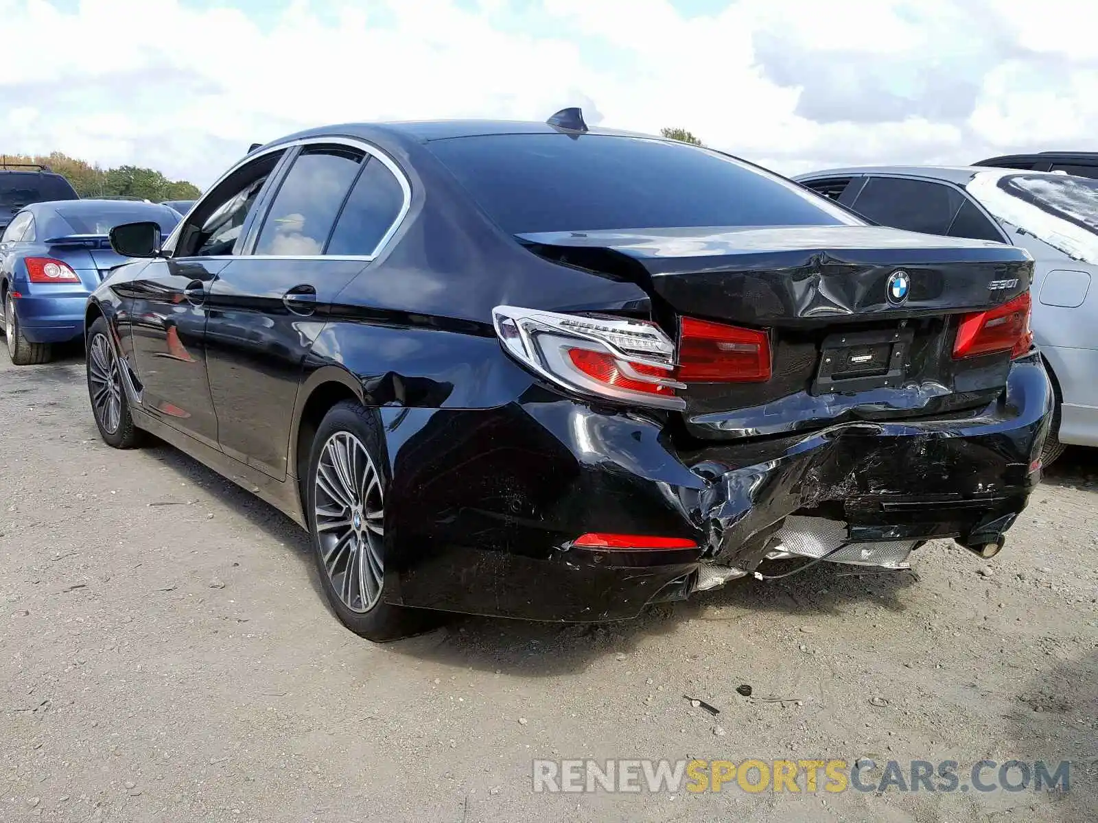 3 Photograph of a damaged car WBAJA5C53KBX46646 BMW 5 SERIES 2019