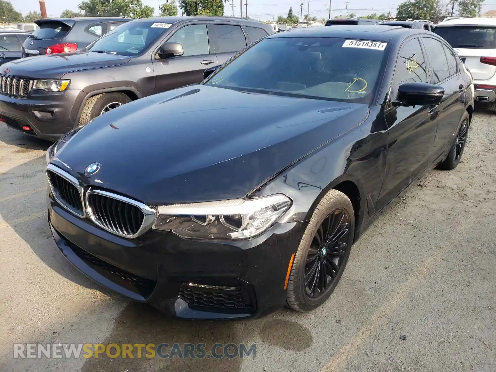 2 Photograph of a damaged car WBAJA5C53KBX49093 BMW 5 SERIES 2019