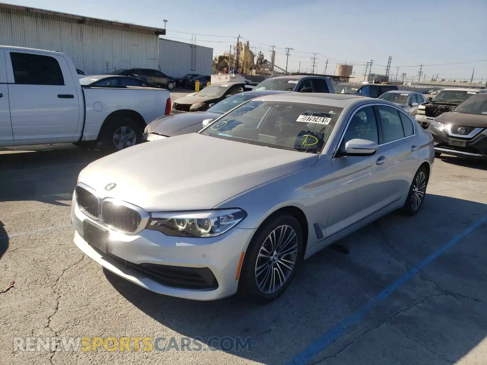 2 Photograph of a damaged car WBAJA5C53KBX87200 BMW 5 SERIES 2019