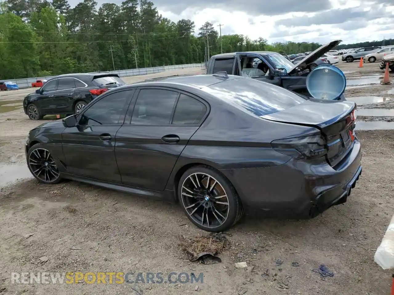 2 Photograph of a damaged car WBAJA5C53KWW30663 BMW 5 SERIES 2019