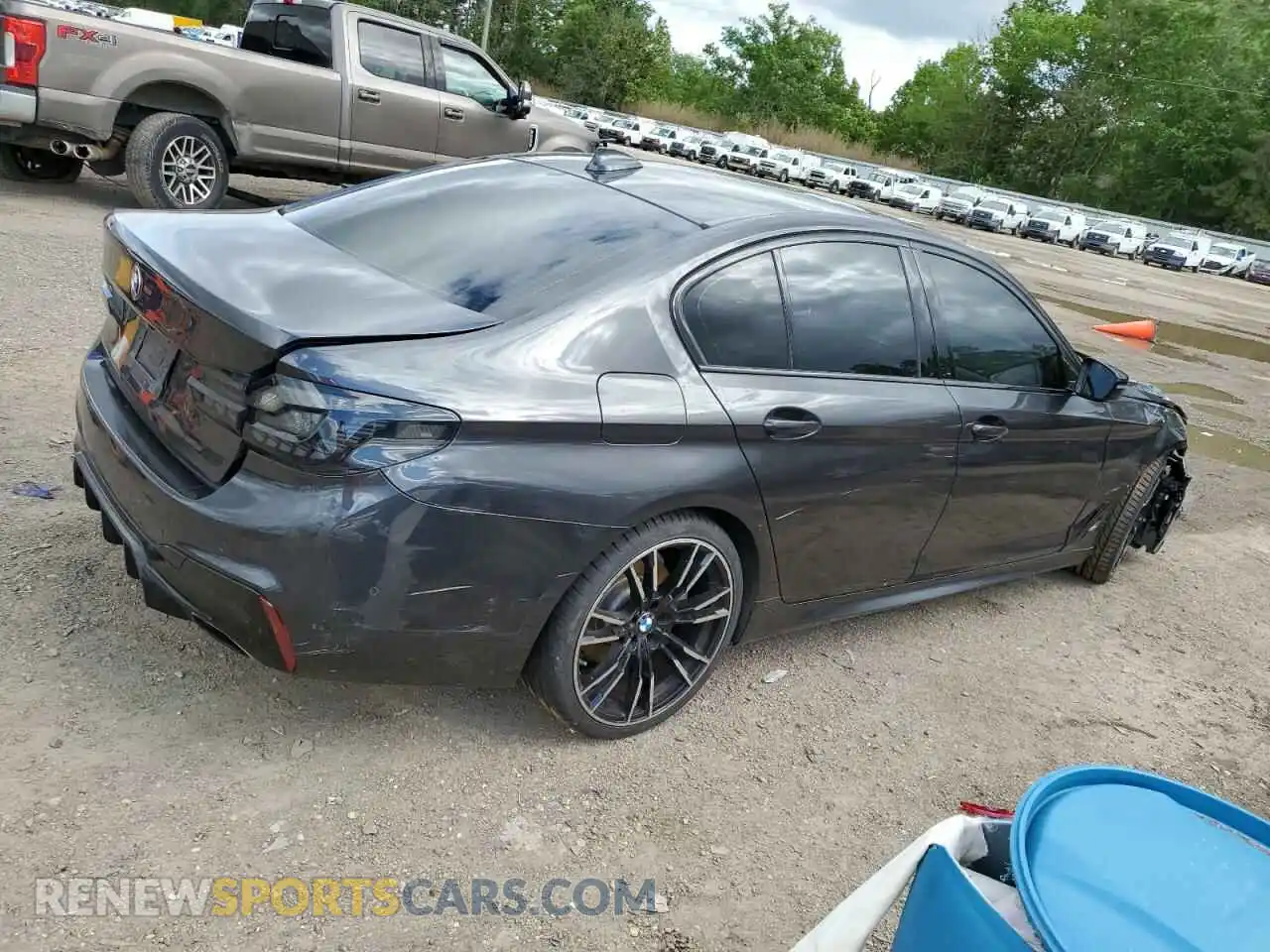 3 Photograph of a damaged car WBAJA5C53KWW30663 BMW 5 SERIES 2019
