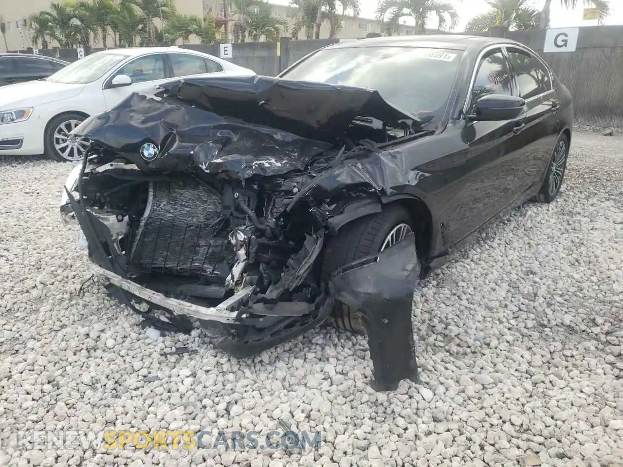 2 Photograph of a damaged car WBAJA5C54KBX46803 BMW 5 SERIES 2019