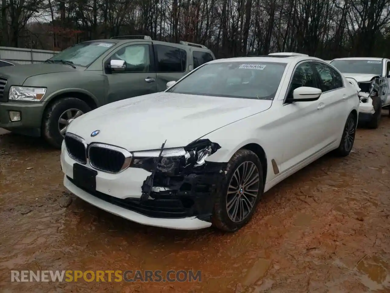 2 Photograph of a damaged car WBAJA5C54KBX46848 BMW 5 SERIES 2019