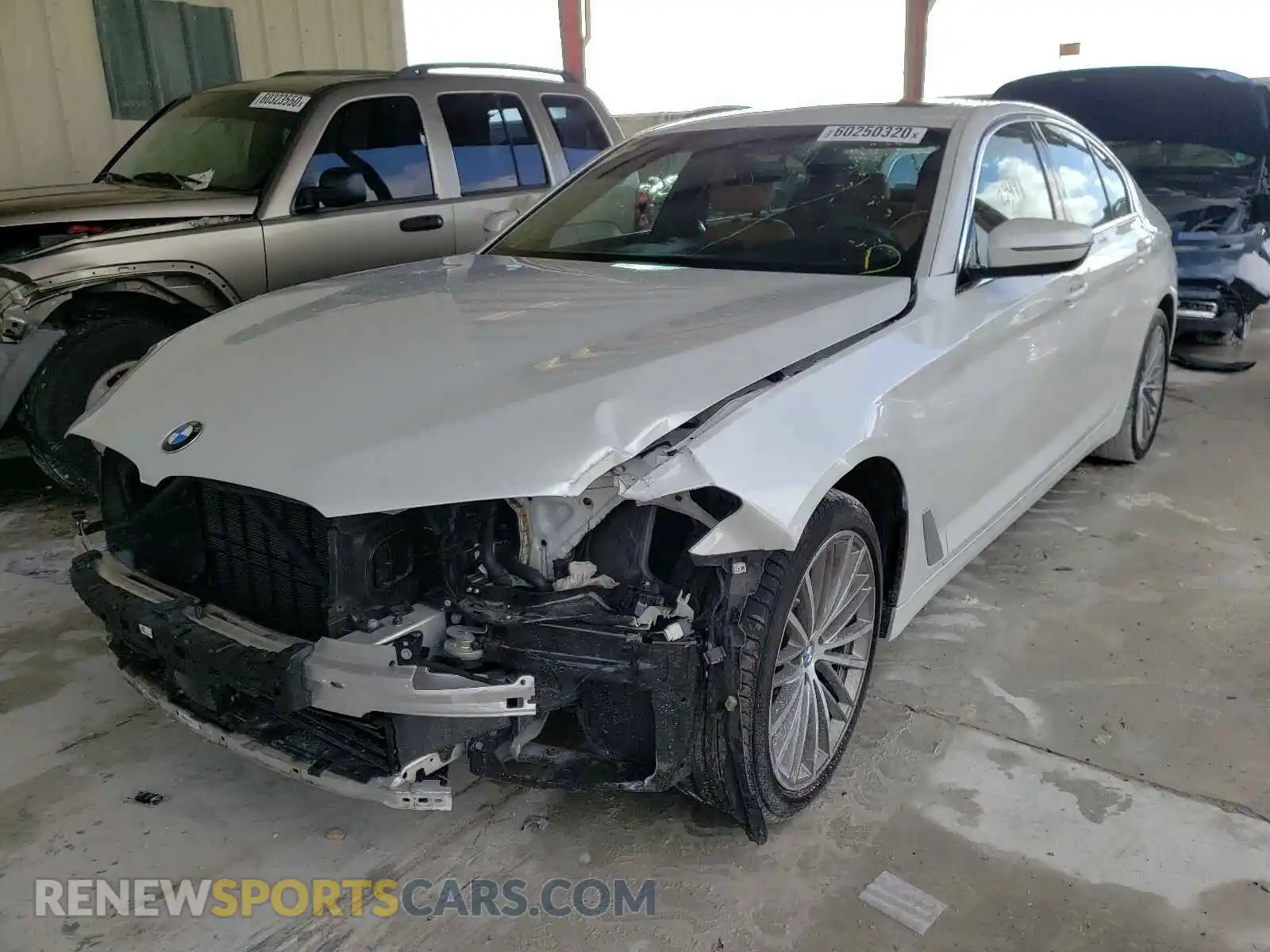 2 Photograph of a damaged car WBAJA5C54KBX86413 BMW 5 SERIES 2019
