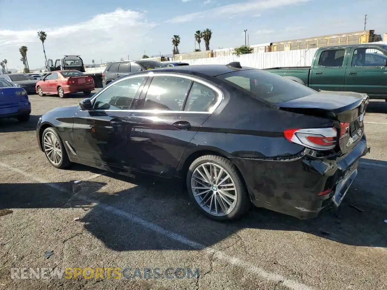 2 Photograph of a damaged car WBAJA5C54KBX87318 BMW 5 SERIES 2019
