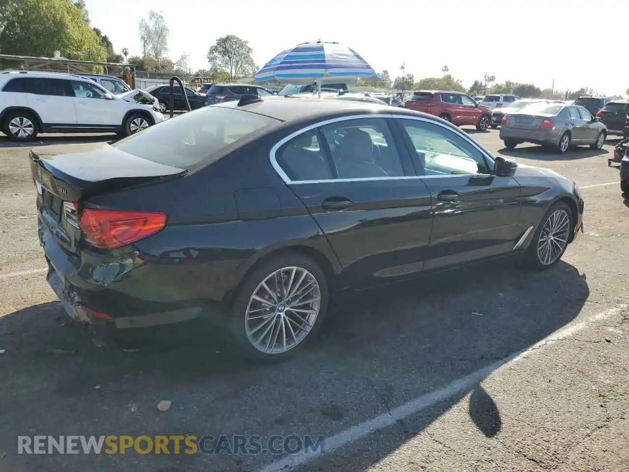 3 Photograph of a damaged car WBAJA5C54KBX87318 BMW 5 SERIES 2019