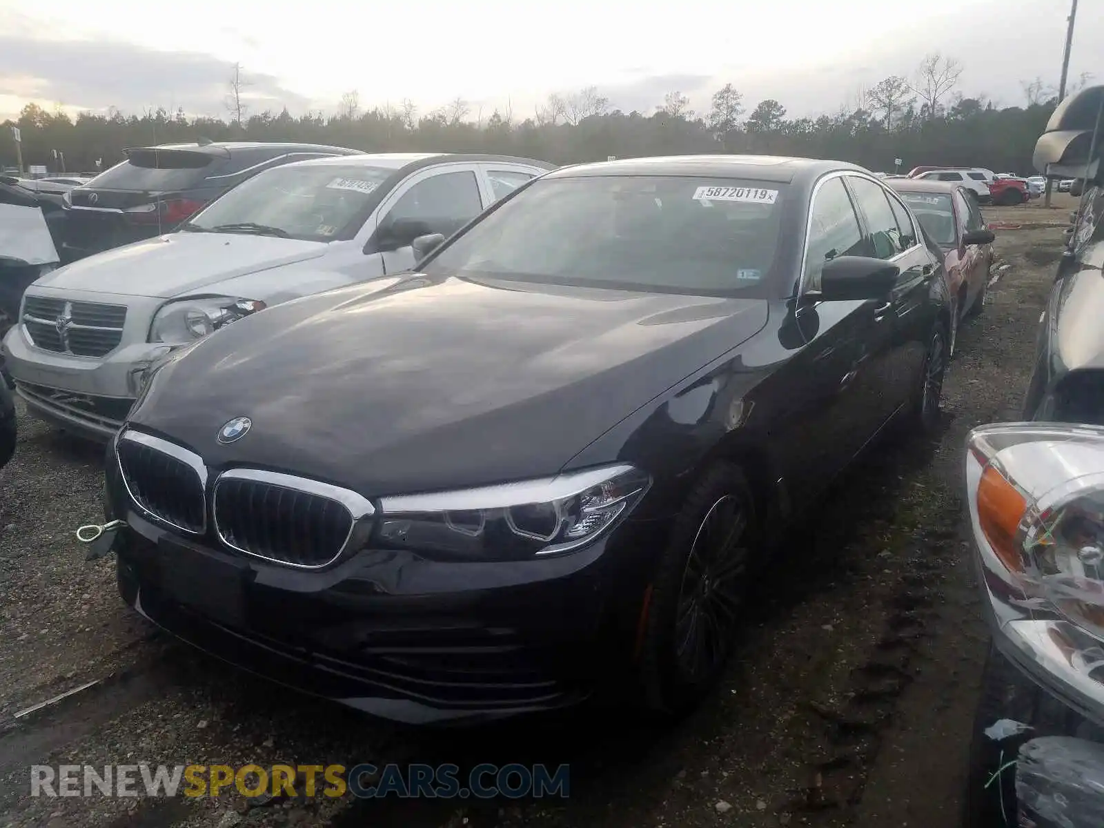 2 Photograph of a damaged car WBAJA5C54KWW20093 BMW 5 SERIES 2019
