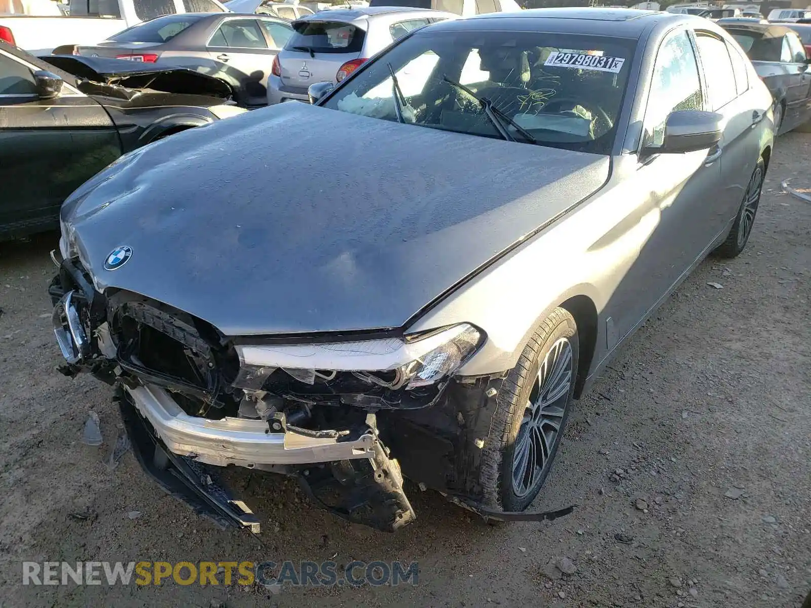 2 Photograph of a damaged car WBAJA5C55KBX88218 BMW 5 SERIES 2019