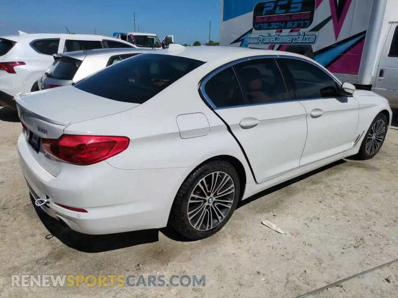 3 Photograph of a damaged car WBAJA5C56KBX86378 BMW 5 SERIES 2019
