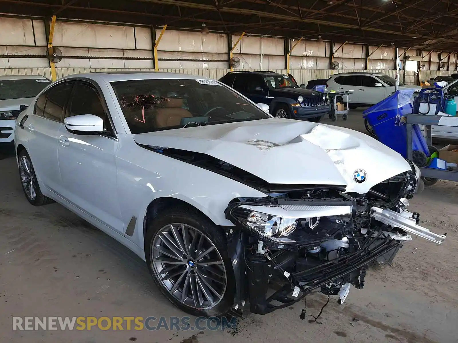 1 Photograph of a damaged car WBAJA5C56KBX86493 BMW 5 SERIES 2019