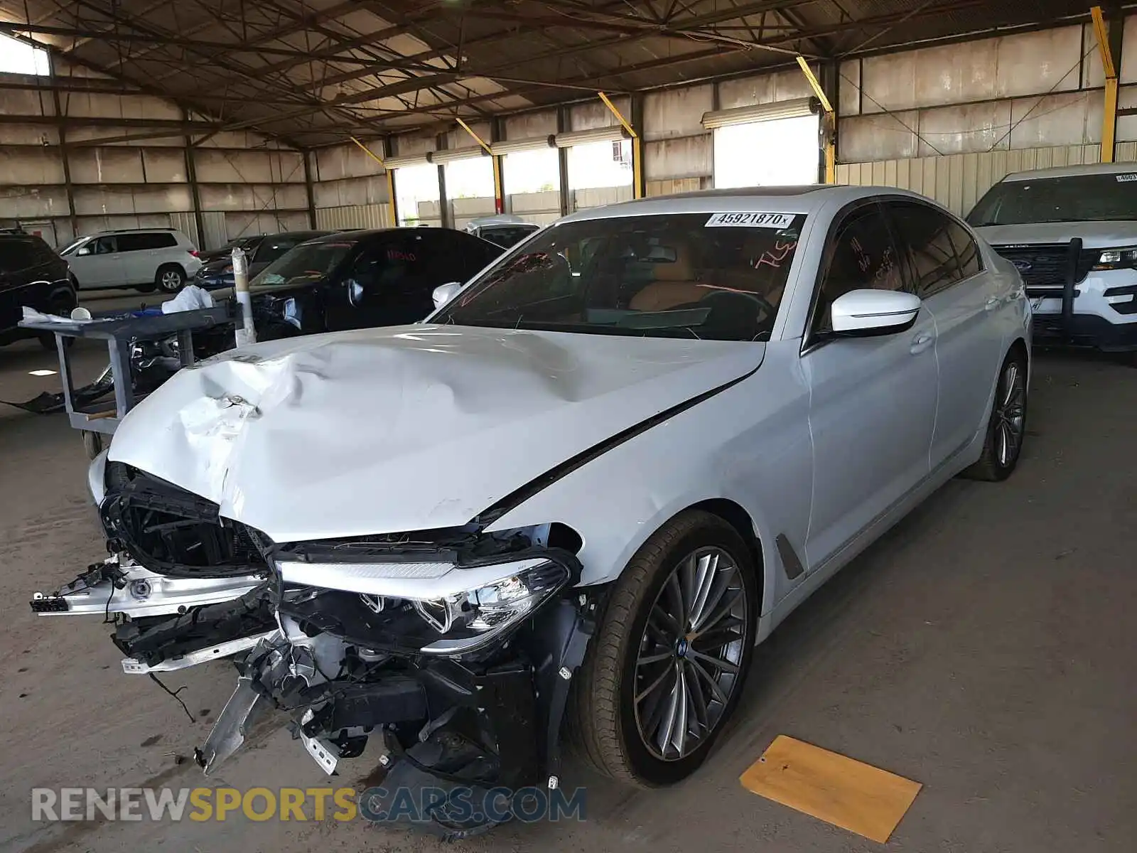 2 Photograph of a damaged car WBAJA5C56KBX86493 BMW 5 SERIES 2019
