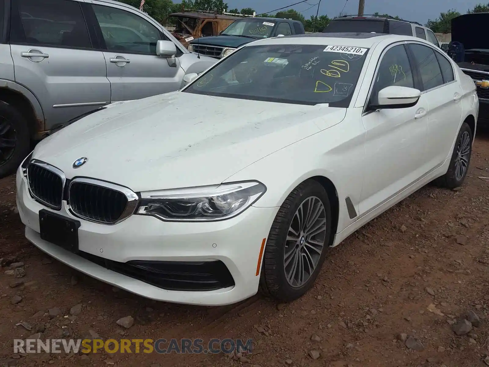 2 Photograph of a damaged car WBAJA5C56KBX87613 BMW 5 SERIES 2019