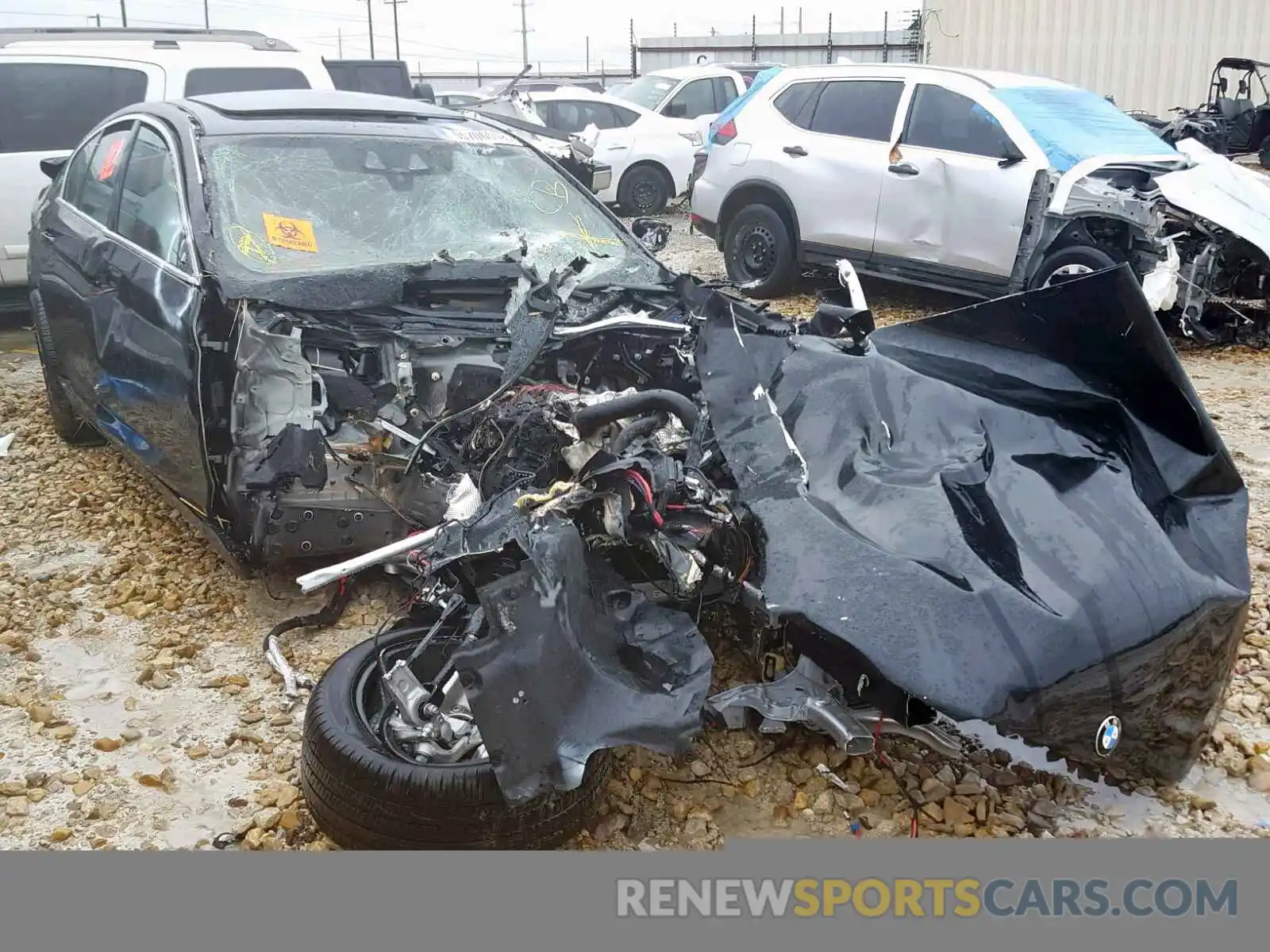 1 Photograph of a damaged car WBAJA5C56KWA58023 BMW 5 SERIES 2019
