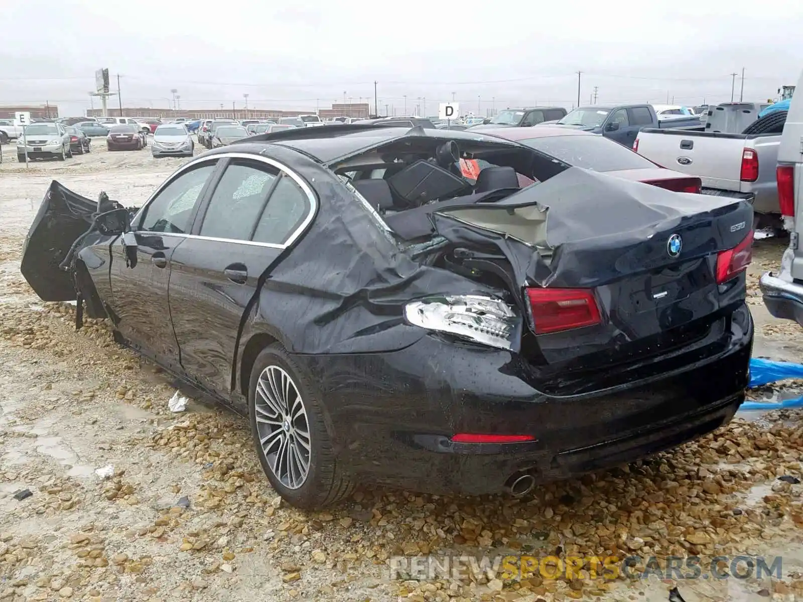3 Photograph of a damaged car WBAJA5C56KWA58023 BMW 5 SERIES 2019