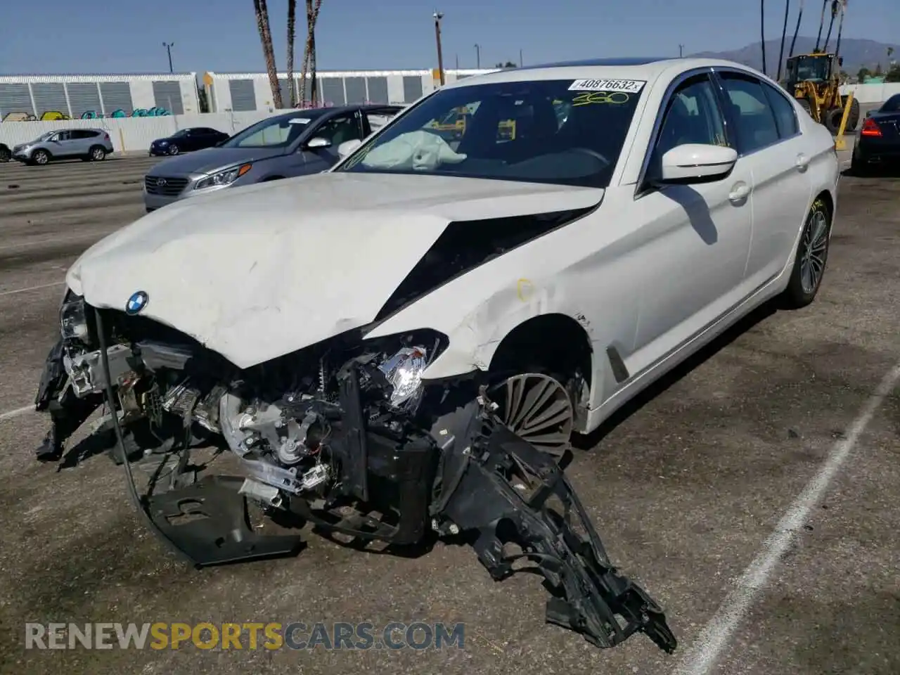 2 Photograph of a damaged car WBAJA5C56KWW48266 BMW 5 SERIES 2019