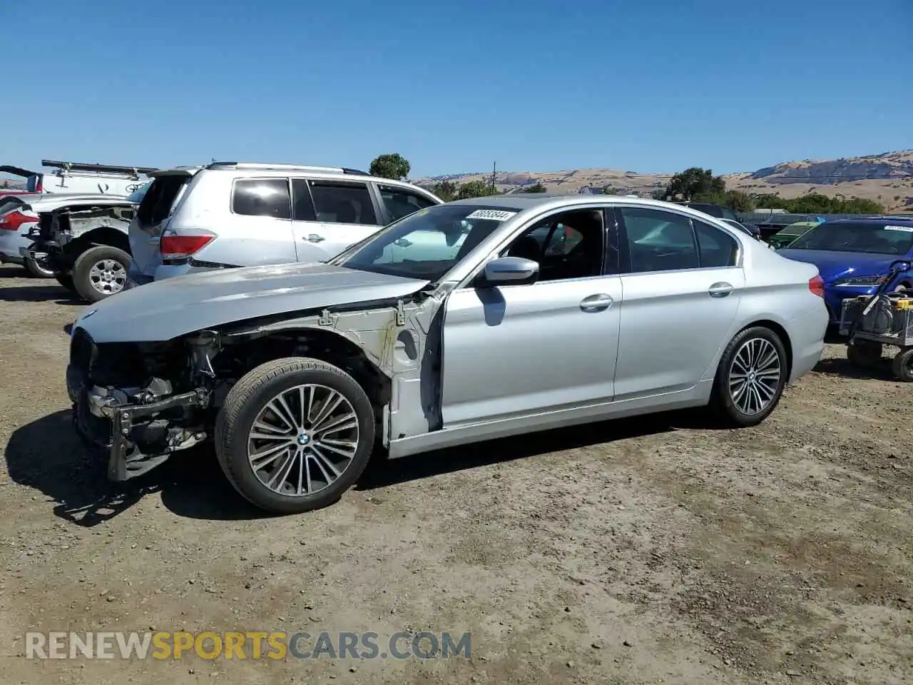 1 Photograph of a damaged car WBAJA5C57KBX87524 BMW 5 SERIES 2019