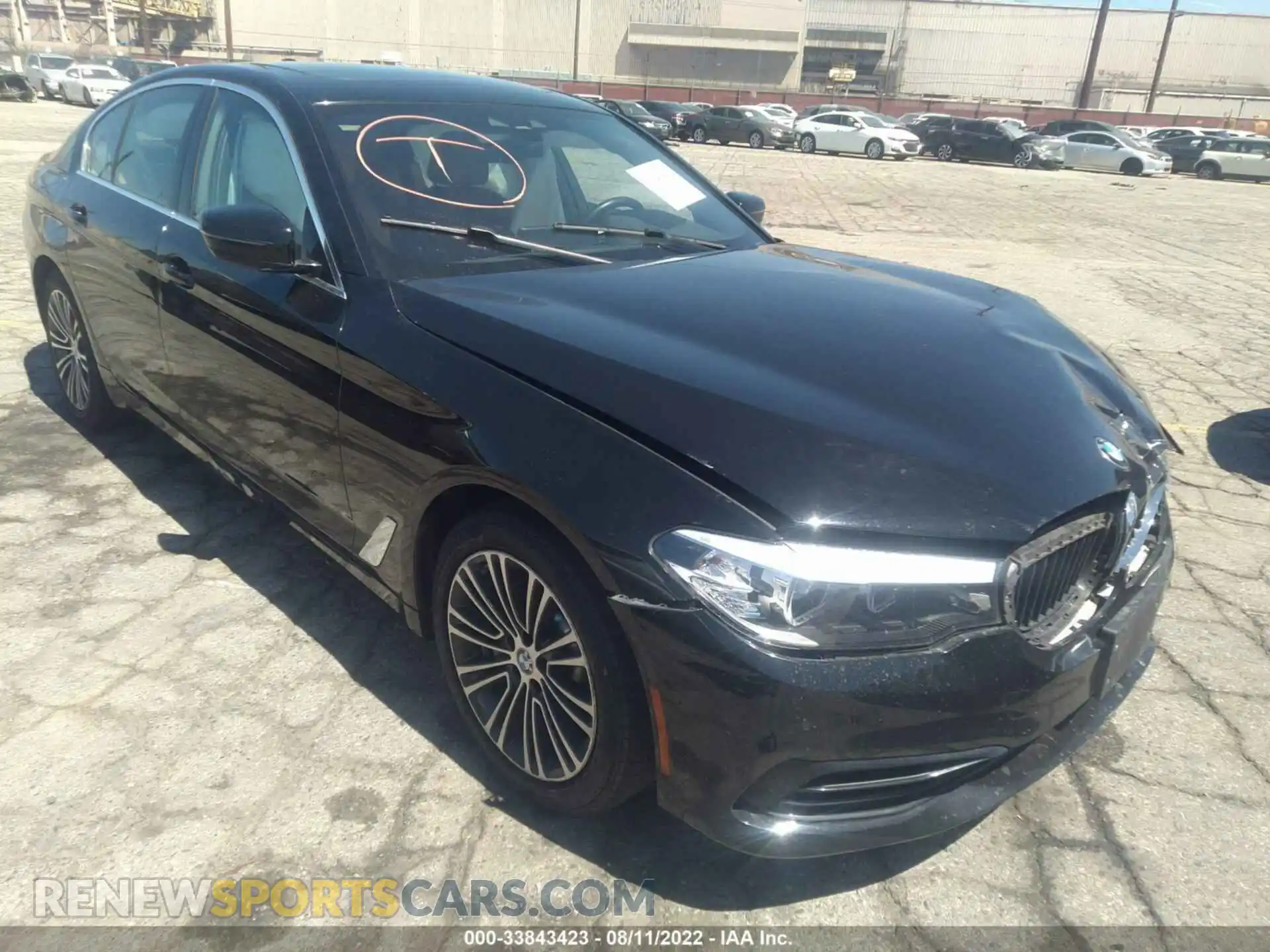 1 Photograph of a damaged car WBAJA5C57KBX88219 BMW 5 SERIES 2019