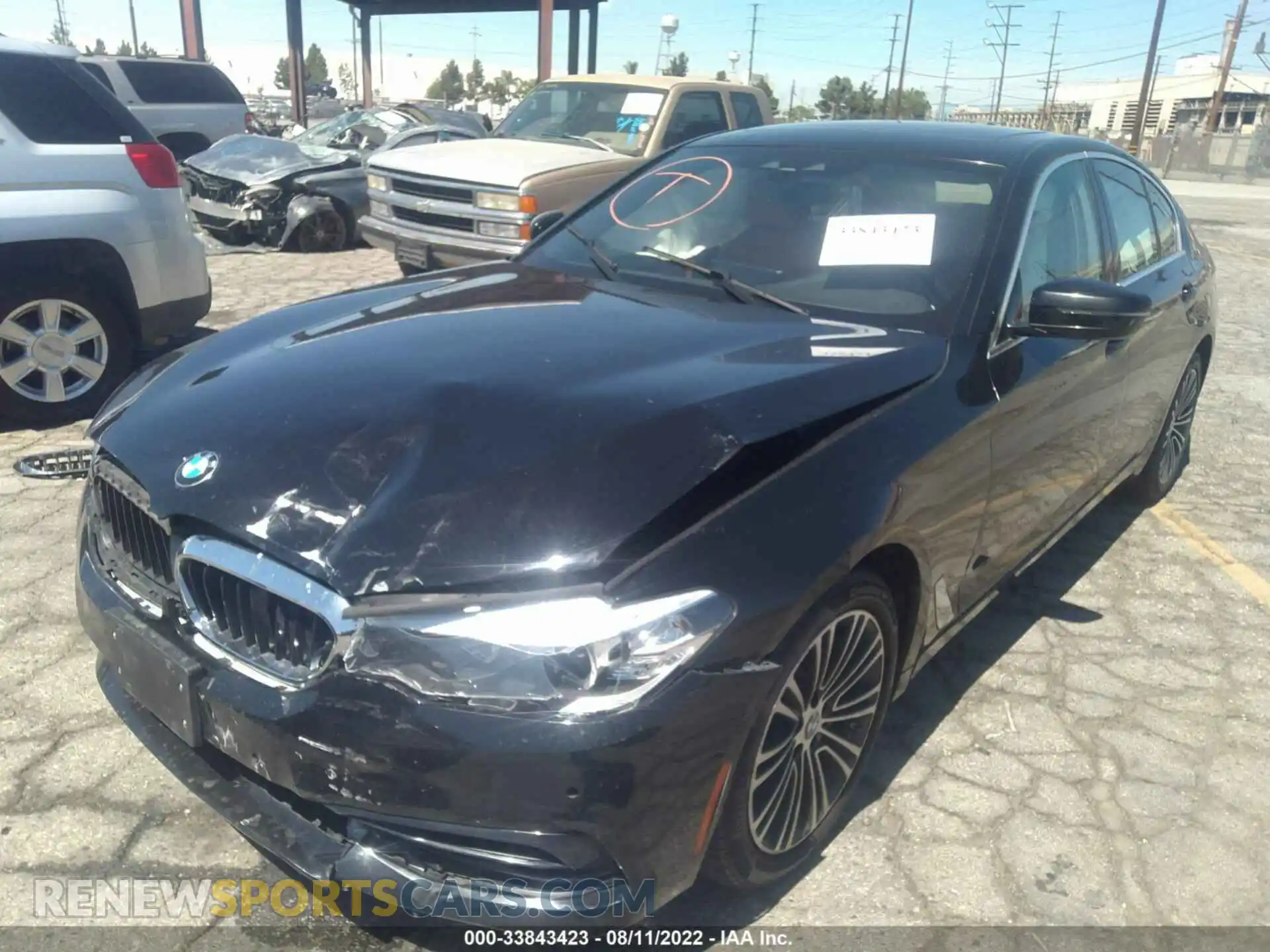 2 Photograph of a damaged car WBAJA5C57KBX88219 BMW 5 SERIES 2019