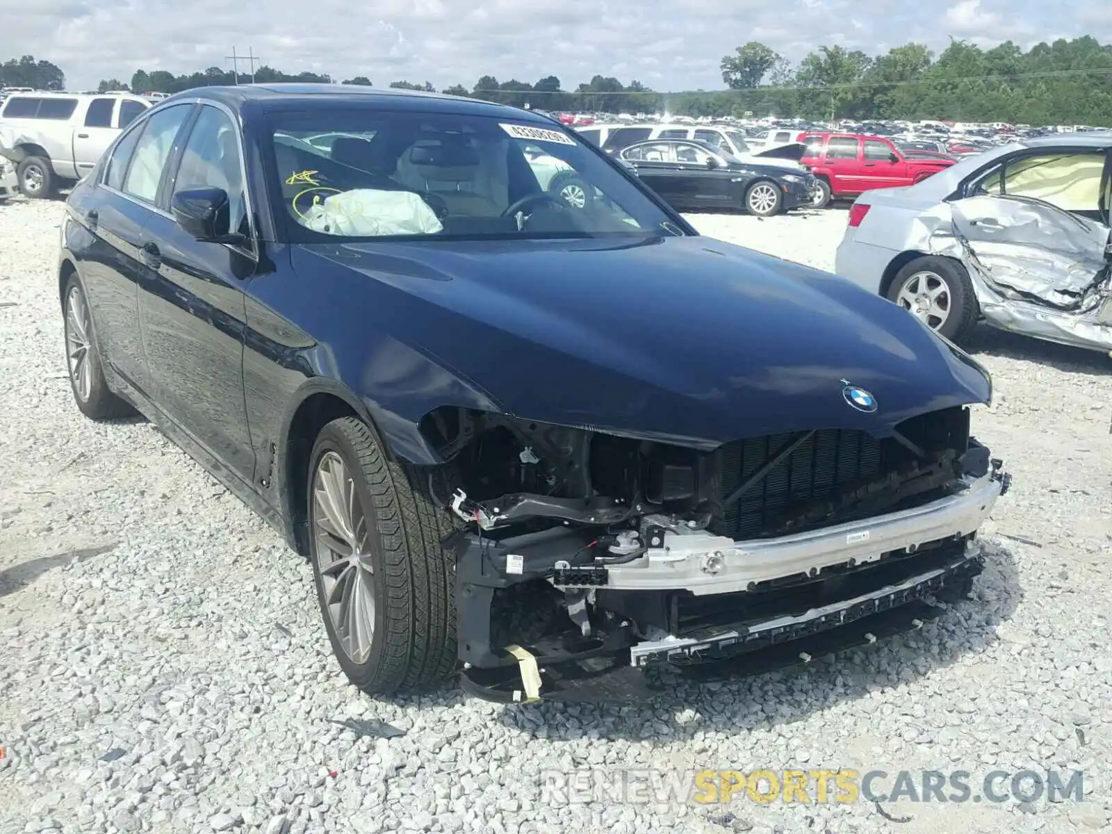 1 Photograph of a damaged car WBAJA5C57KWW12795 BMW 5 SERIES 2019