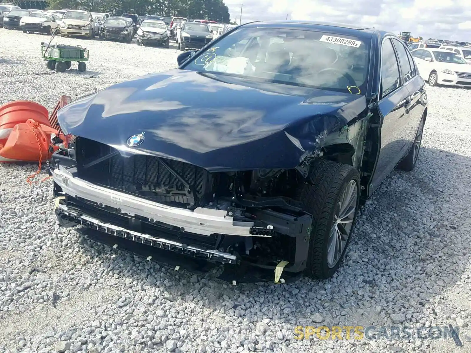 2 Photograph of a damaged car WBAJA5C57KWW12795 BMW 5 SERIES 2019