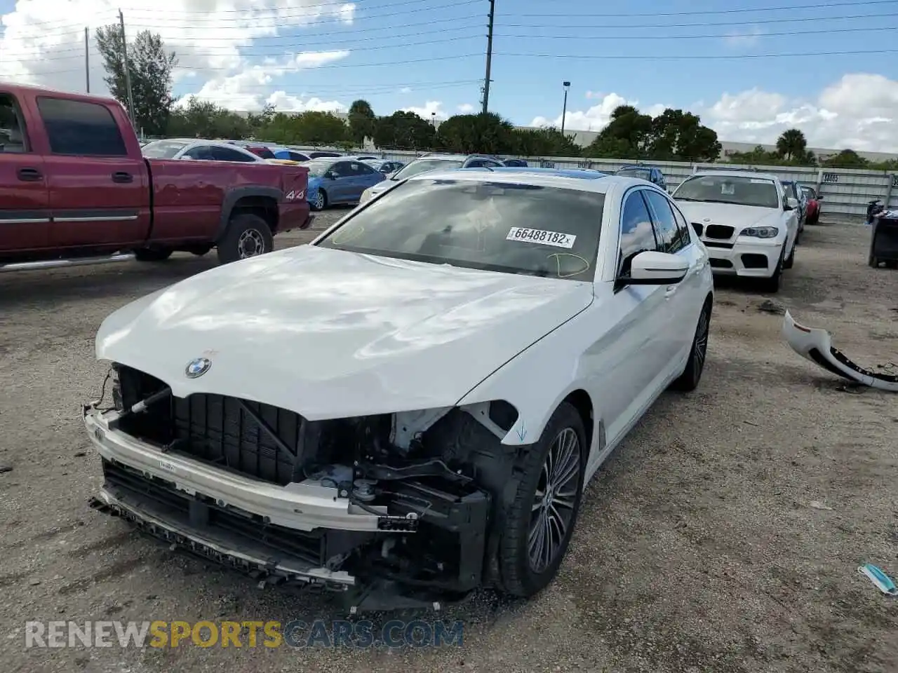 2 Photograph of a damaged car WBAJA5C57KWW30780 BMW 5 SERIES 2019