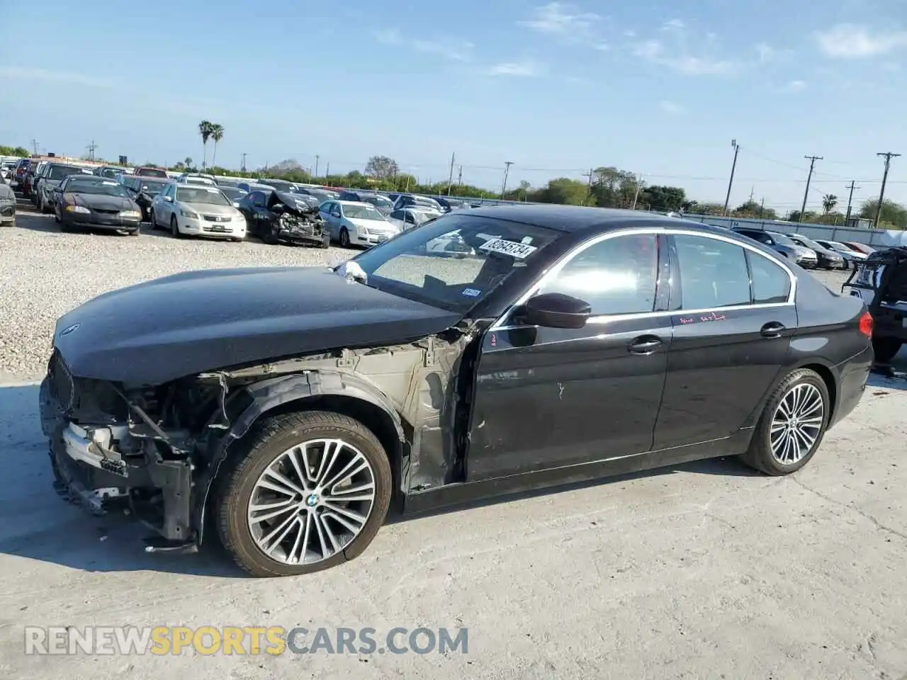 1 Photograph of a damaged car WBAJA5C58KBX86754 BMW 5 SERIES 2019
