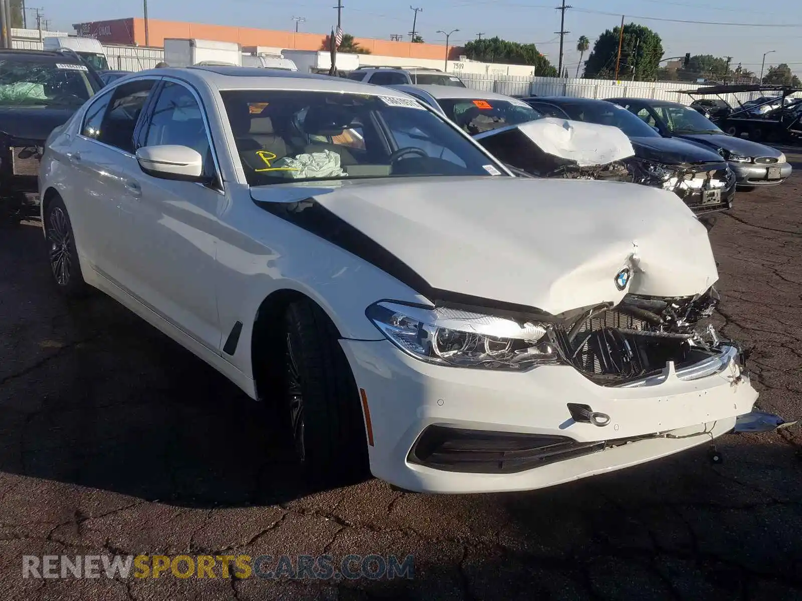 1 Photograph of a damaged car WBAJA5C58KBX87550 BMW 5 SERIES 2019