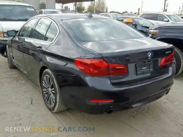 3 Photograph of a damaged car WBAJA5C58KBX88228 BMW 5 SERIES 2019