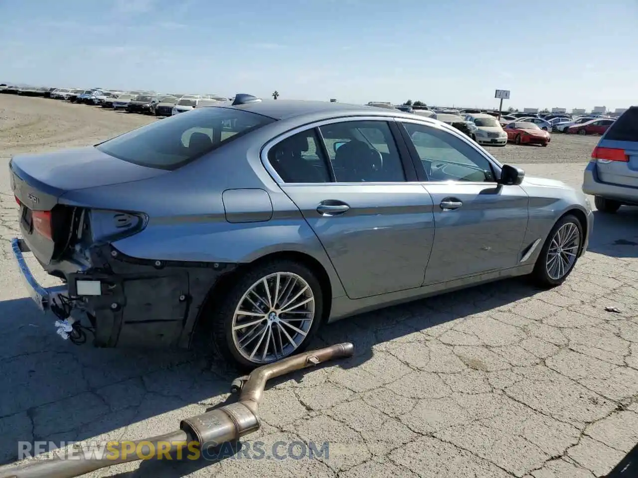 3 Photograph of a damaged car WBAJA5C59KBX87315 BMW 5 SERIES 2019