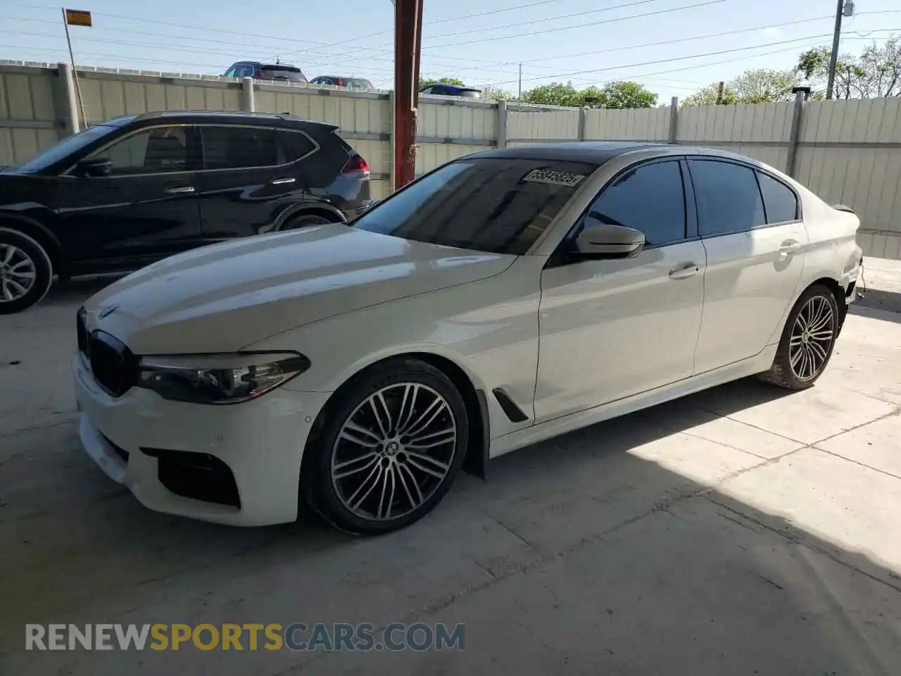 1 Photograph of a damaged car WBAJA5C59KBX88142 BMW 5 SERIES 2019