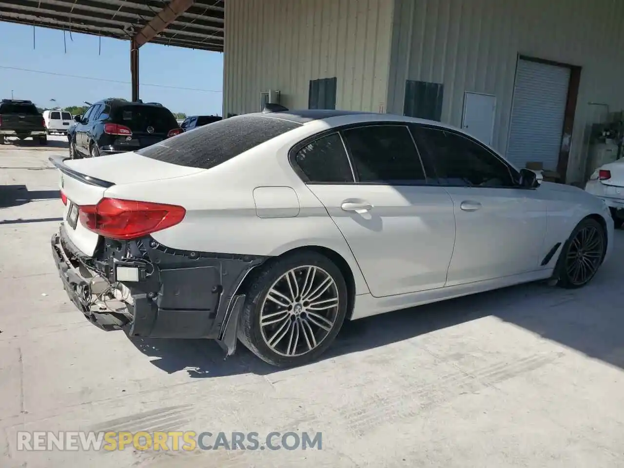 3 Photograph of a damaged car WBAJA5C59KBX88142 BMW 5 SERIES 2019