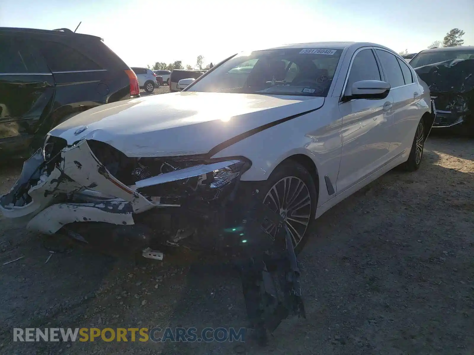 2 Photograph of a damaged car WBAJA5C59KWW08702 BMW 5 SERIES 2019