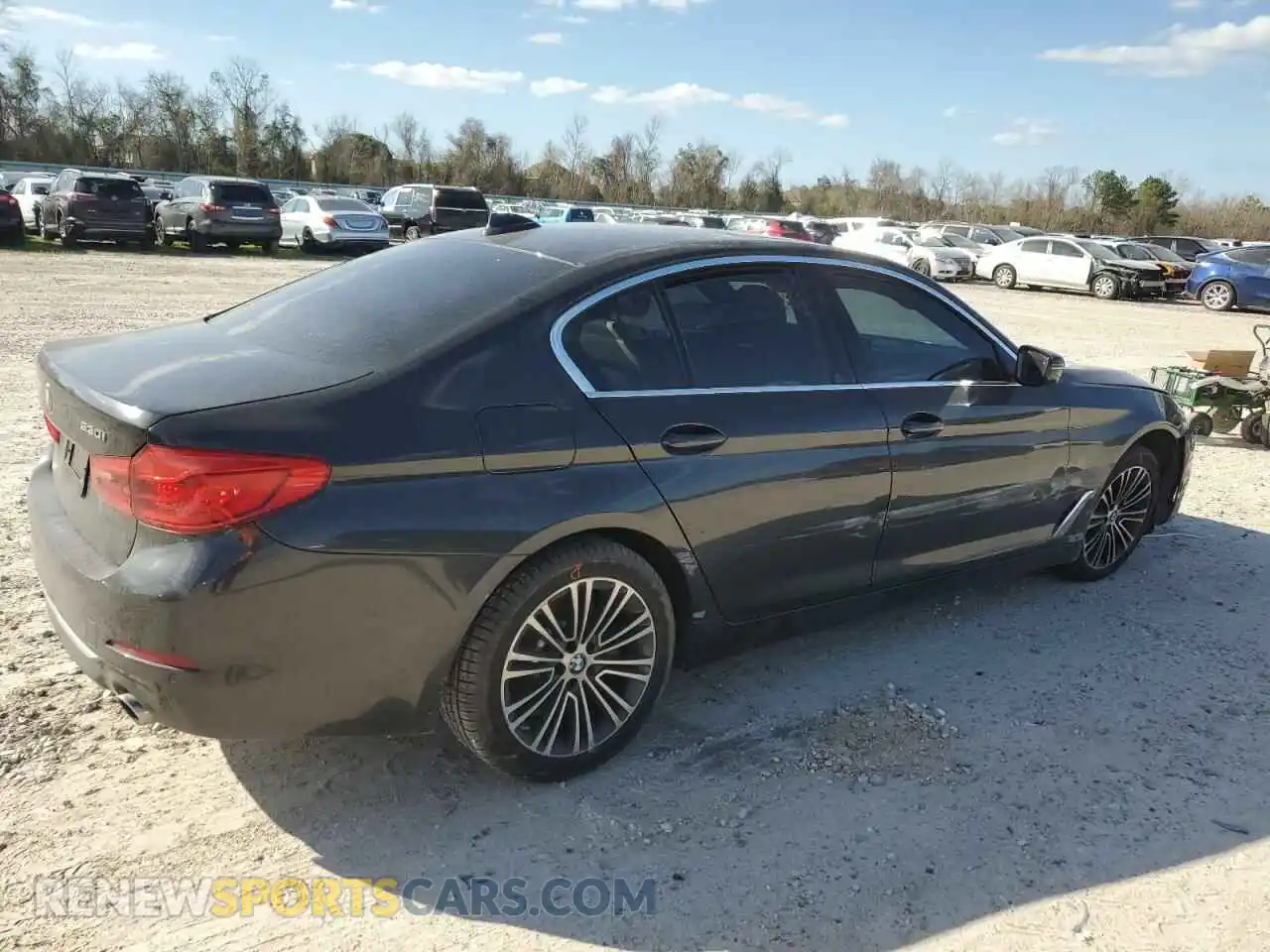 3 Photograph of a damaged car WBAJA5C59KWW30635 BMW 5 SERIES 2019
