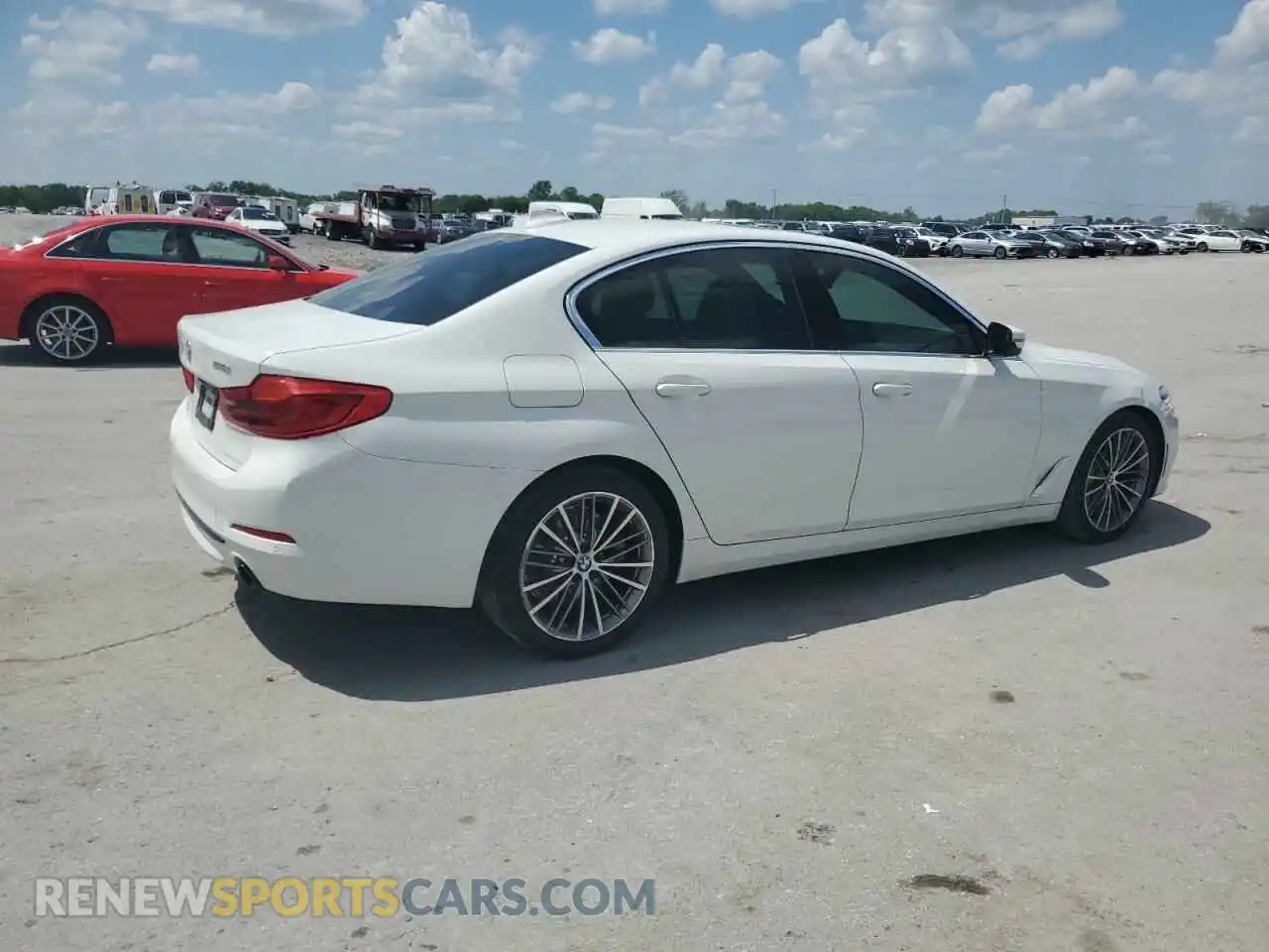 3 fotografías del automóvil dañado WBAJA5C59KWW41067 BMW 5 SERIES 2019