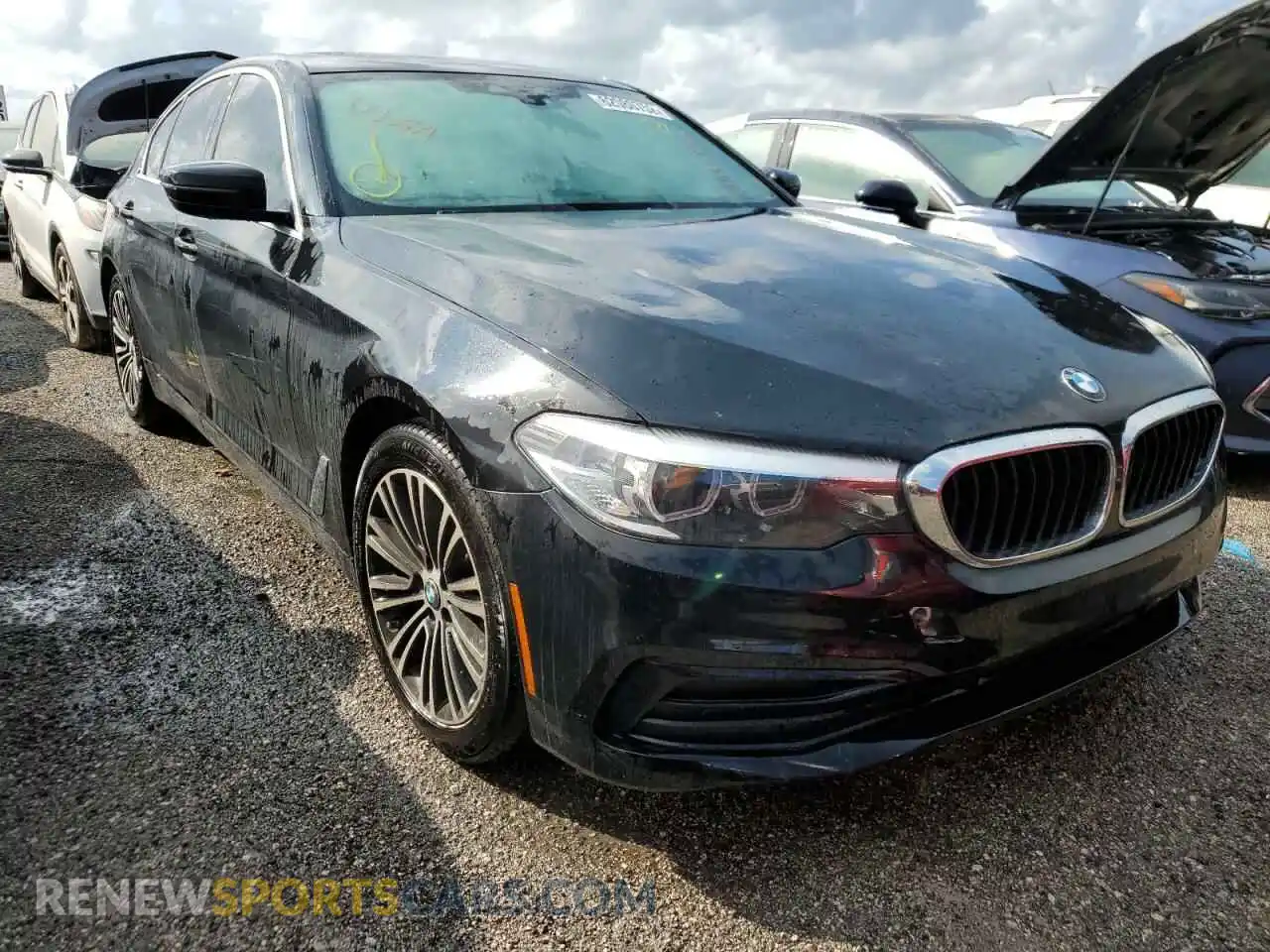 1 Photograph of a damaged car WBAJA5C59KWW41361 BMW 5 SERIES 2019