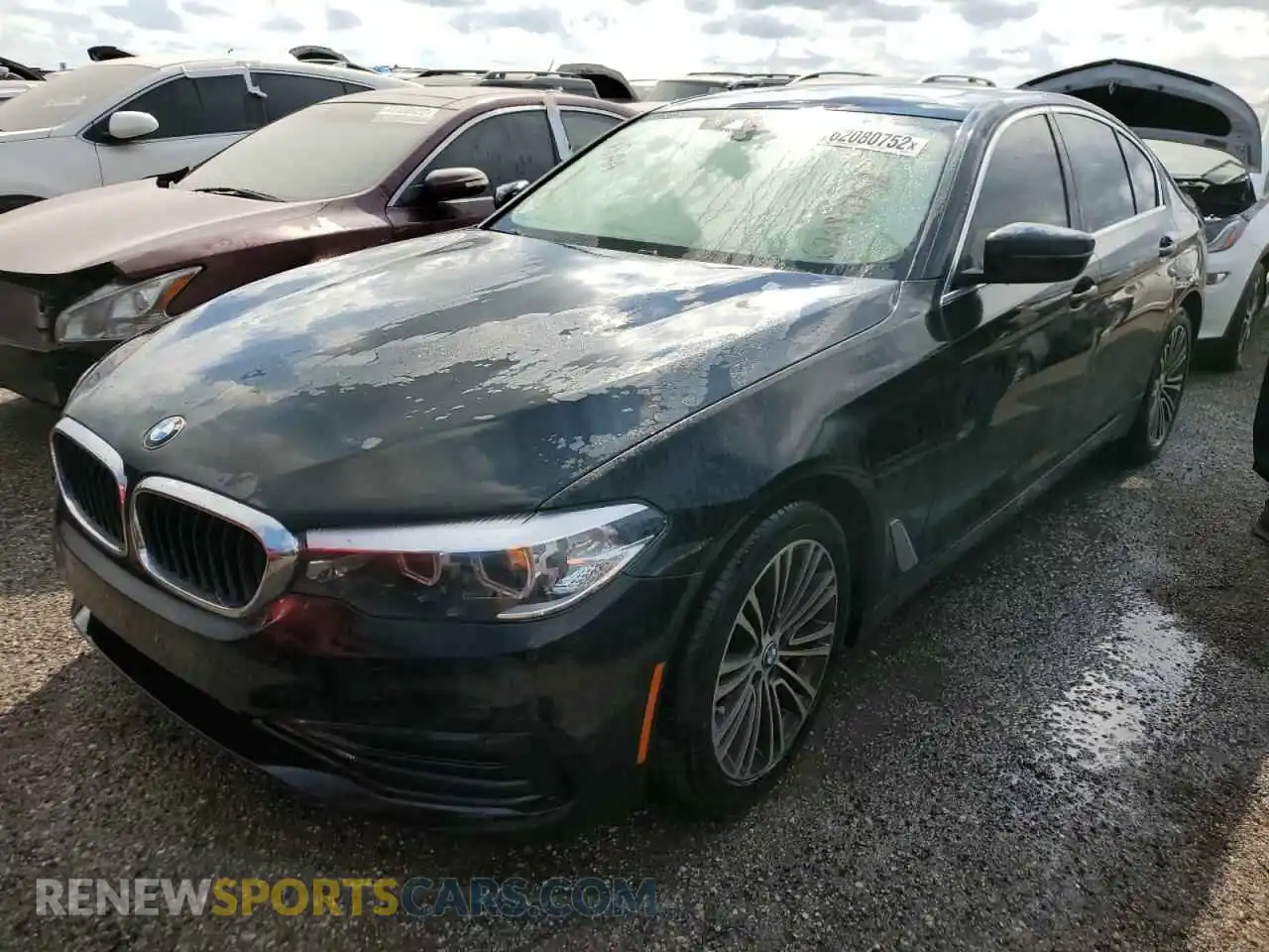 2 Photograph of a damaged car WBAJA5C59KWW41361 BMW 5 SERIES 2019