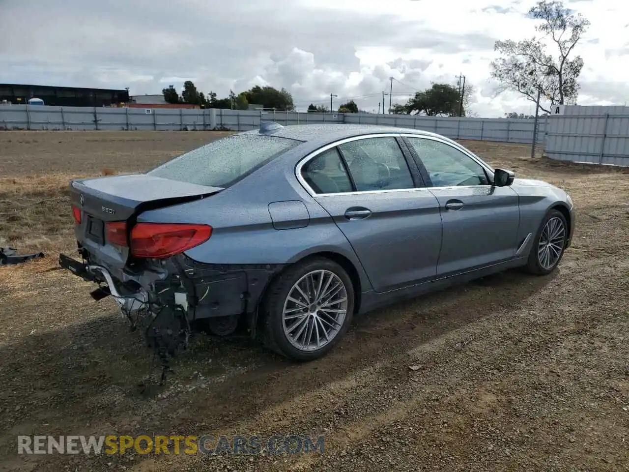 3 fotografías del automóvil dañado WBAJA5C59KWW49668 BMW 5 SERIES 2019