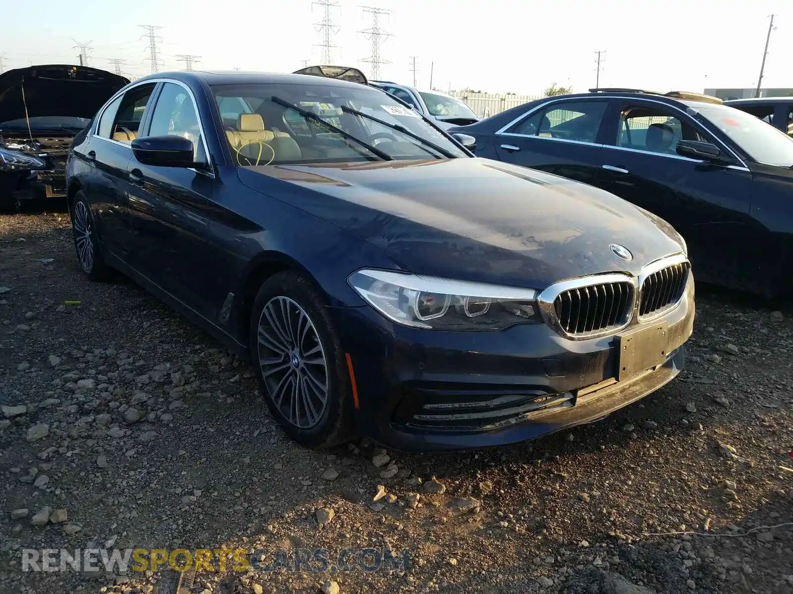 1 Фотография поврежденного автомобиля WBAJA5C5XKBX88022 BMW 5 SERIES 2019