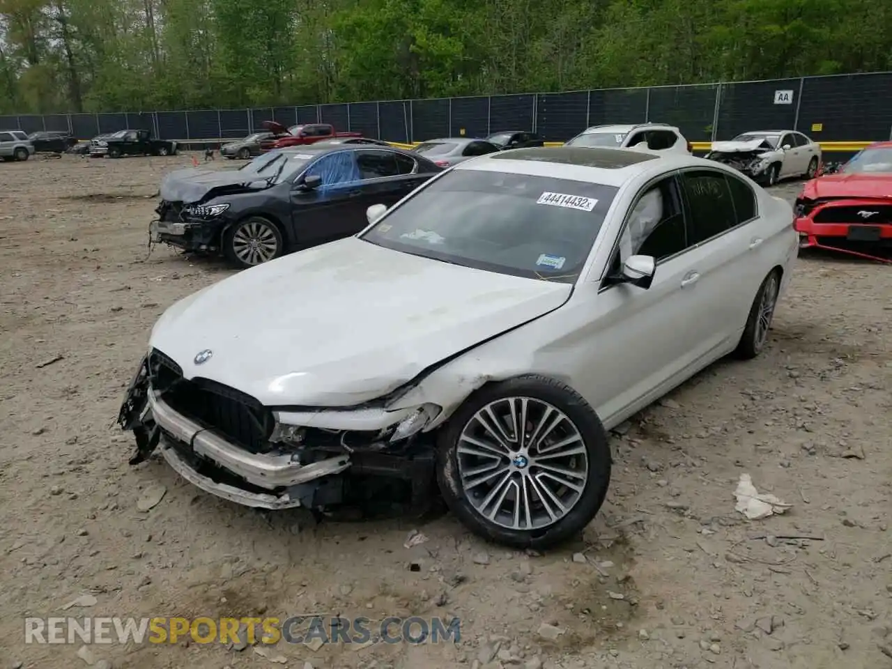 2 Photograph of a damaged car WBAJA7C54KWW07355 BMW 5 SERIES 2019