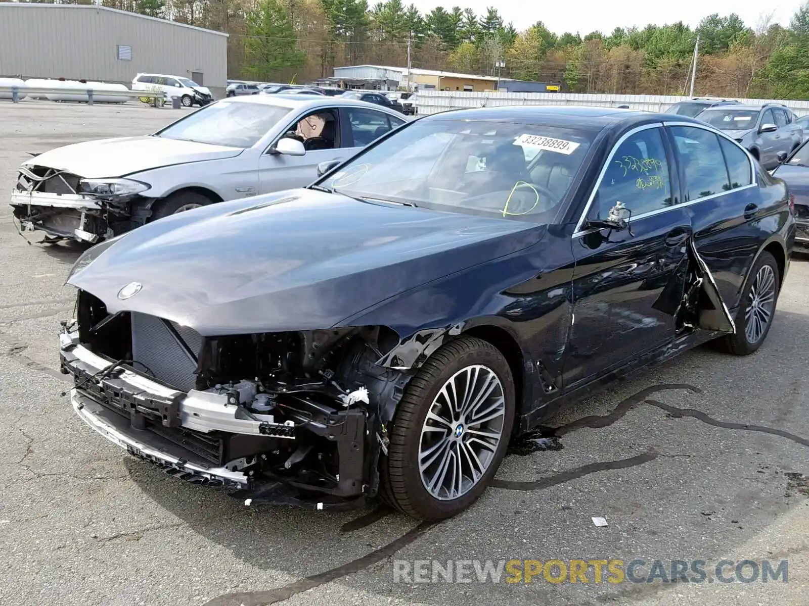 2 Photograph of a damaged car WBAJA7C57KWC77620 BMW 5 SERIES 2019