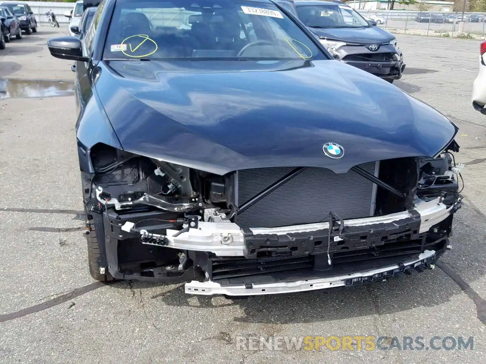 9 Photograph of a damaged car WBAJA7C57KWC77620 BMW 5 SERIES 2019